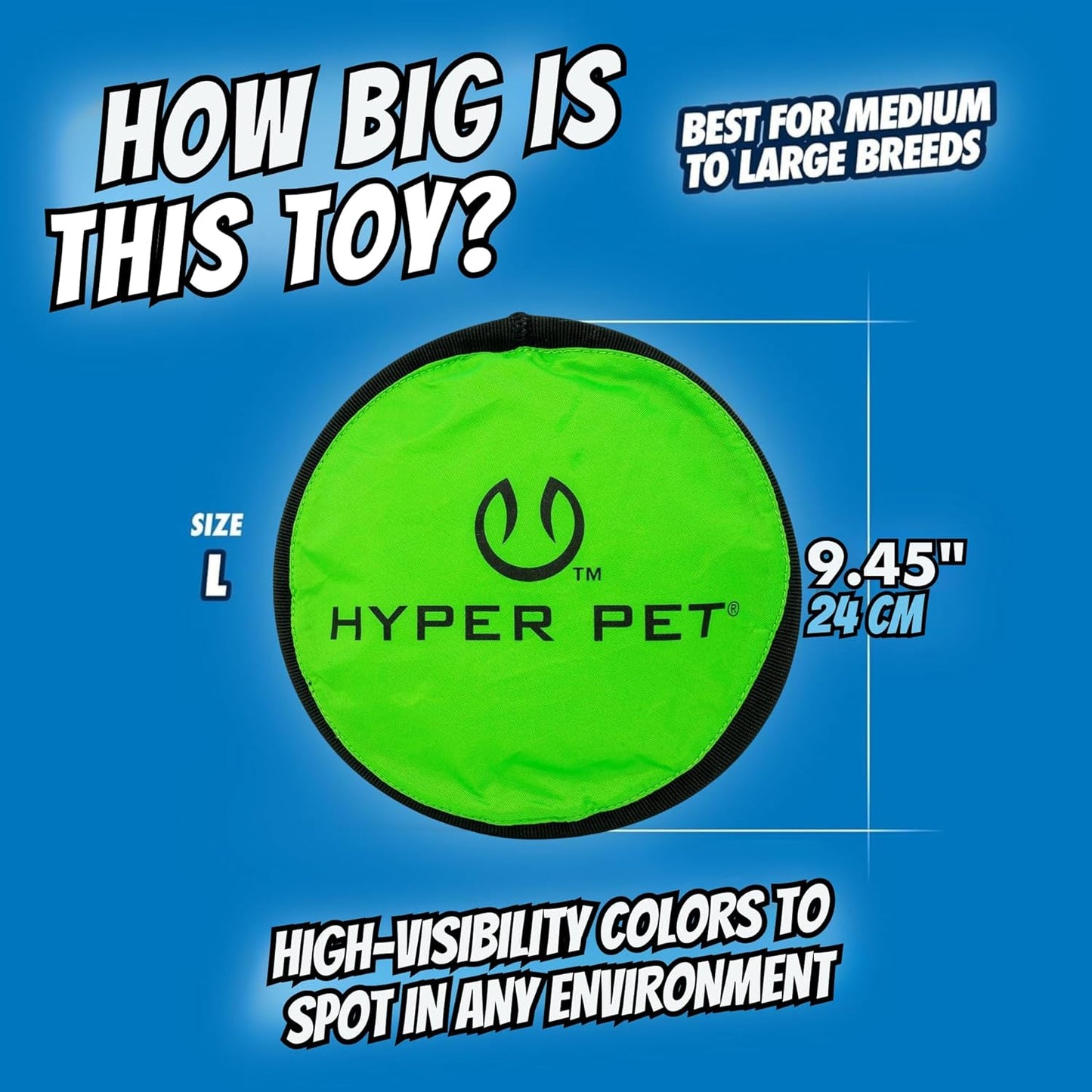 Flippy Flopper Dog Frisbee Interactive Dog Toys (Flying Disc Dog Fetch Toy - Floats in Water & Safe on Teeth) 2 Pack or 5 Pack, Colors Will Vary
